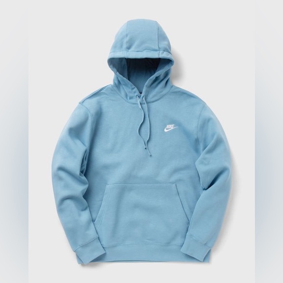 Nike Men's Light Blue Sportswear Hoodie - Picture 1 of 3